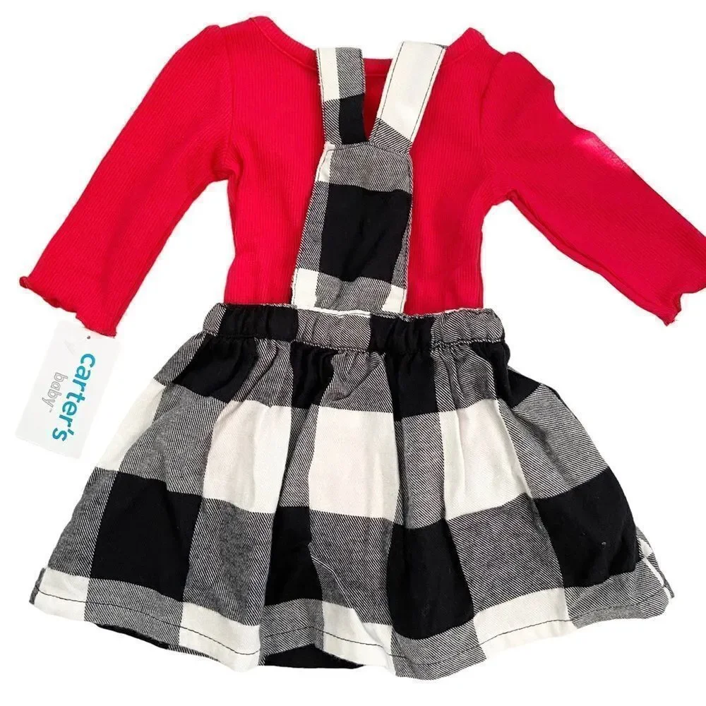 NWT Bundle of 2 Holiday 2-Piece Bodysuit Skirtall Set and Pajama Set in Size 3M